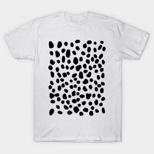 Dalmatian Spots (Black/White) T-Shirt